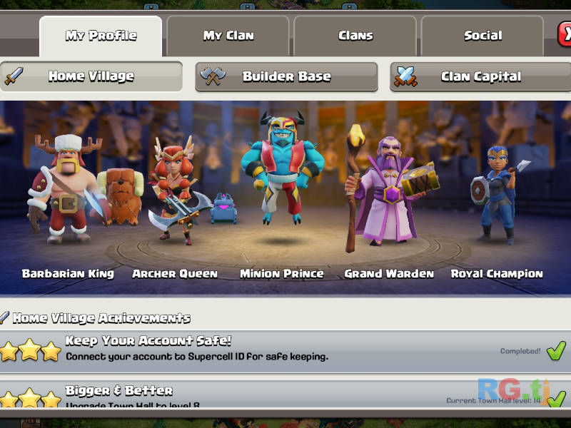 Clash of clans account